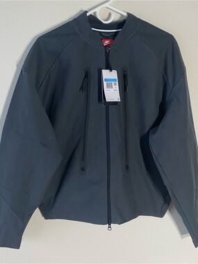 Nike Tech Dri-FIT Shori Full-Zip Bomber Jacket HV0951-060 $150 - Medium